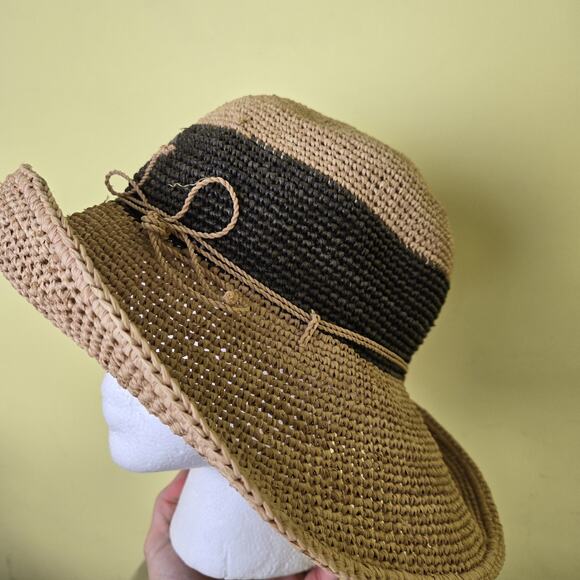 Helen Kaminksi 100% Raffia Straw Hat Provence Natural Color main image 11